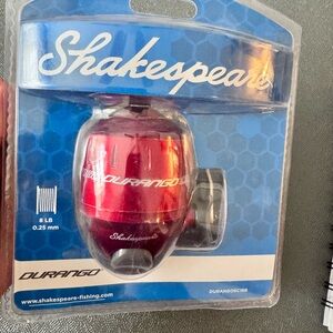 Durango Red and Silver Fishing Reel